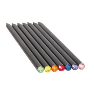 Bleistift schwarz mit Kristall