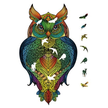 Wooden Puzzle Owl