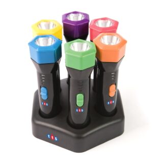 6 Akkutaschenlampen