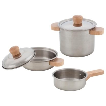 2 Töpfe und 1 Pfanne