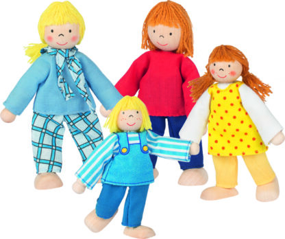 Biegepuppen Junge Familie