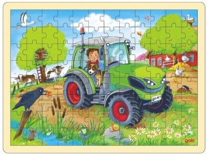 Einlegepuzzle Traktor