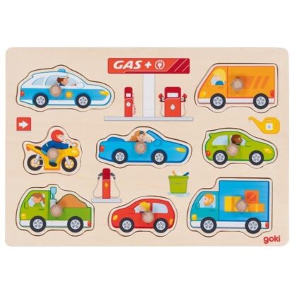 Steckpuzzle Tankstelle