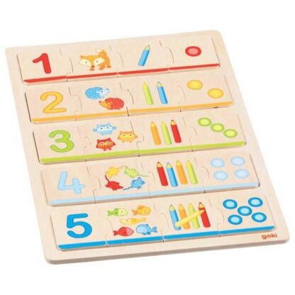 Puzzzle Lerne zählen