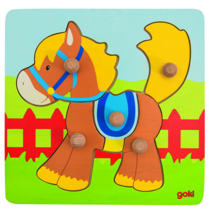 Steckpuzzle Pferd