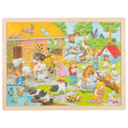 Einlegepuzzle Streichelzoo