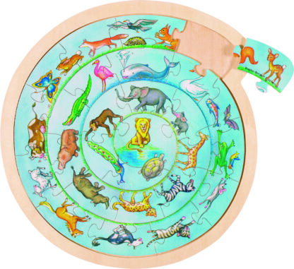 Einlegepuzzle Tierkreis