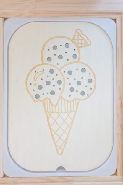 Eiskugelplatte