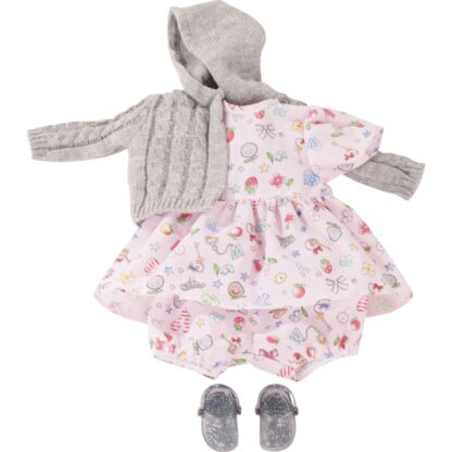 Kleid mit Strickjacke
