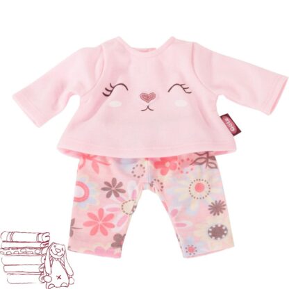 Set Rosa Blumenhose