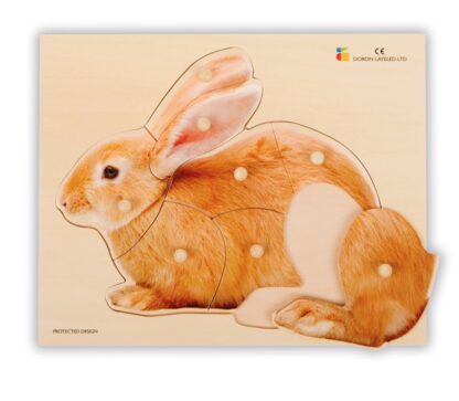 Puzzle realistisch Hase