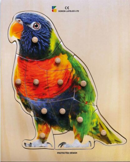 Holz Puzzle Papagei