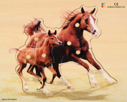 Holz-Puzzle Pferd