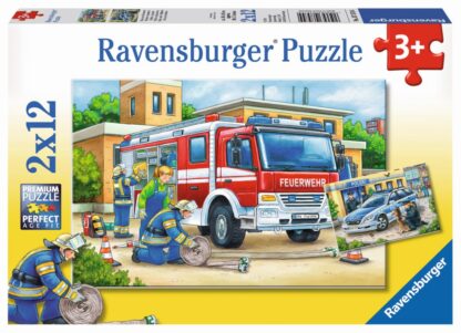 Polizei und Feuerwehr