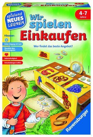 Wir spielen Einkaufen