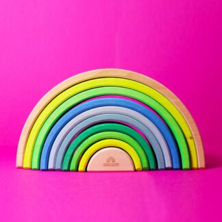 Regenbogen neon grün