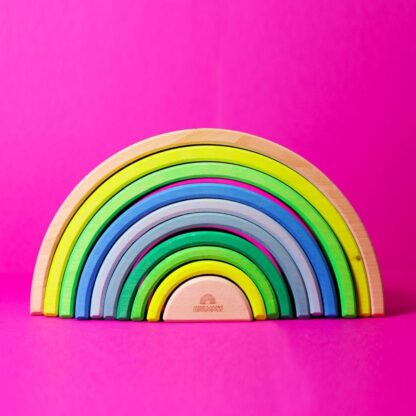 Regenbogen neon grün