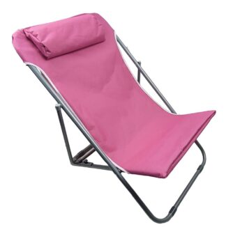Liegestuhl pink