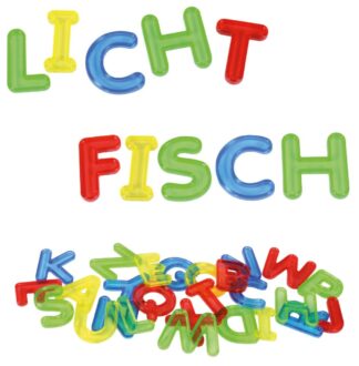 Transparente Buchstaben