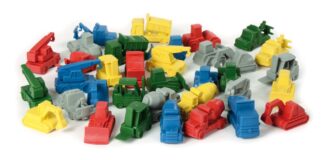 Baufahrzeuge Zählspiel