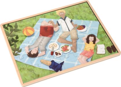 Picknick Er und Er Familie