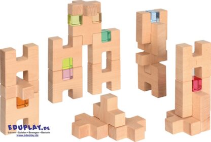 Holzbaukasten H Blöcke