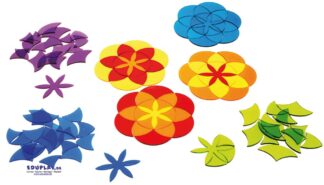 Acryl Mandala 7 Blumen