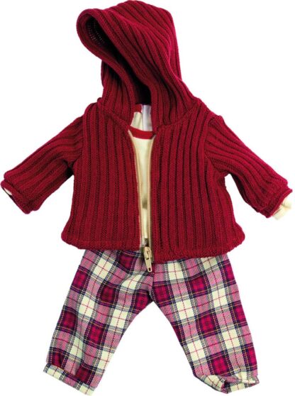 Set rote Karohose