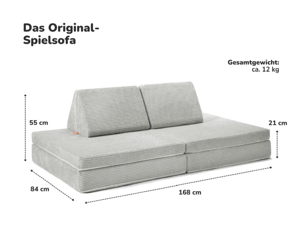 Spielsofa Salbei Grün
