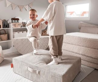 Hü-Polster Cord/K.grau