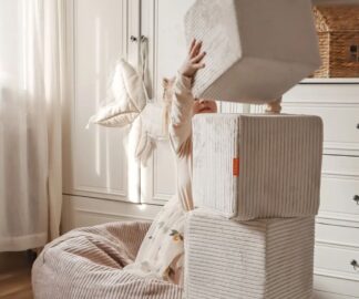 Cubes Cord/L. blau 4er