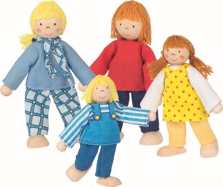 Biegepuppen Junge Familie