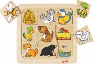 Legespiel Wer lebt wo?