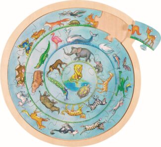 Einlegepuzzle Tierkreis