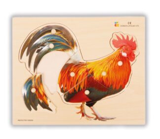 Puzzle realistisch Hahn