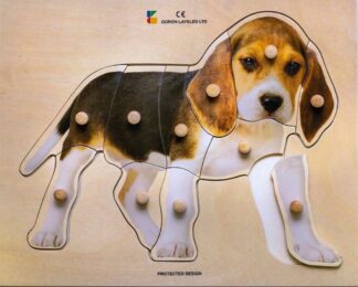 Holz Puzzle Hund