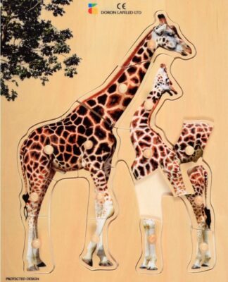 Holz-Puzzle Giraffe