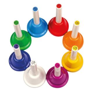 Handglocken bunt 8er