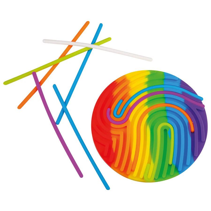 Streifen-Fidget rund