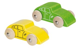 2 kleine Autos im Beutel