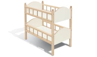 Puppen-Etagenbett weiß