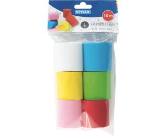 Krepppapier, 6 Rollen