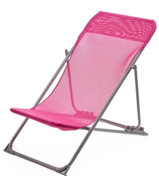 Liegestuhl pink